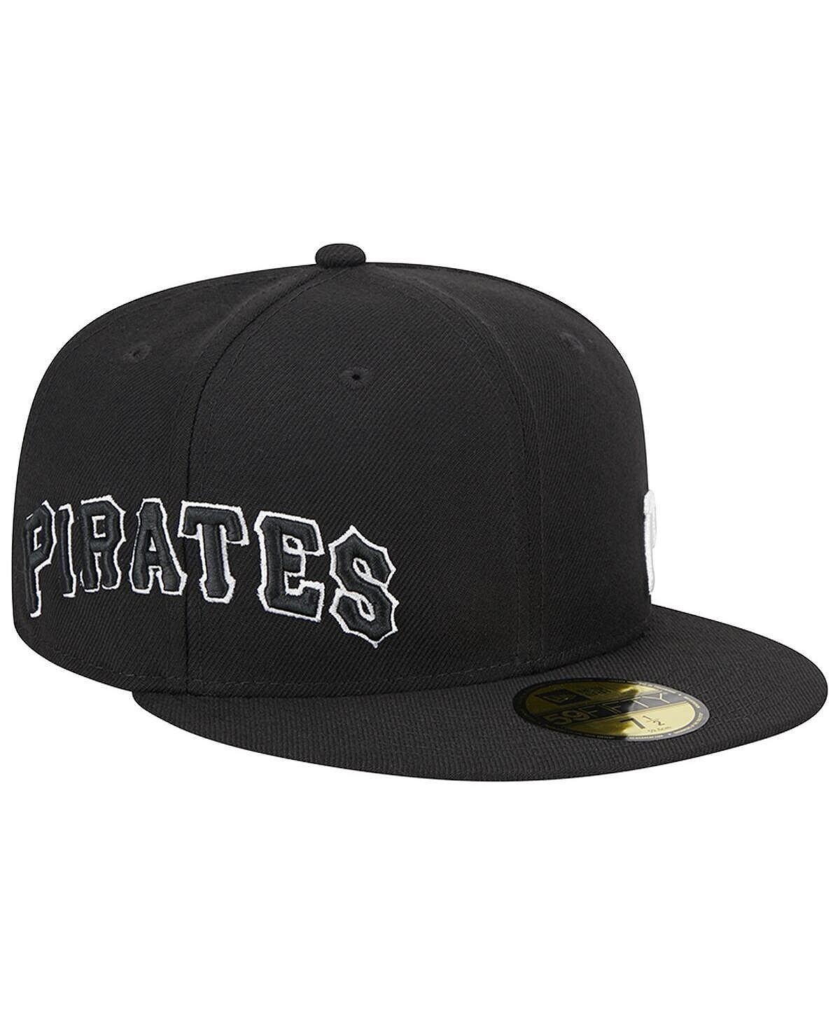 

Мужской черный трикотаж Pittsburgh Pirates 59FIFTY приталенная кепка New Era