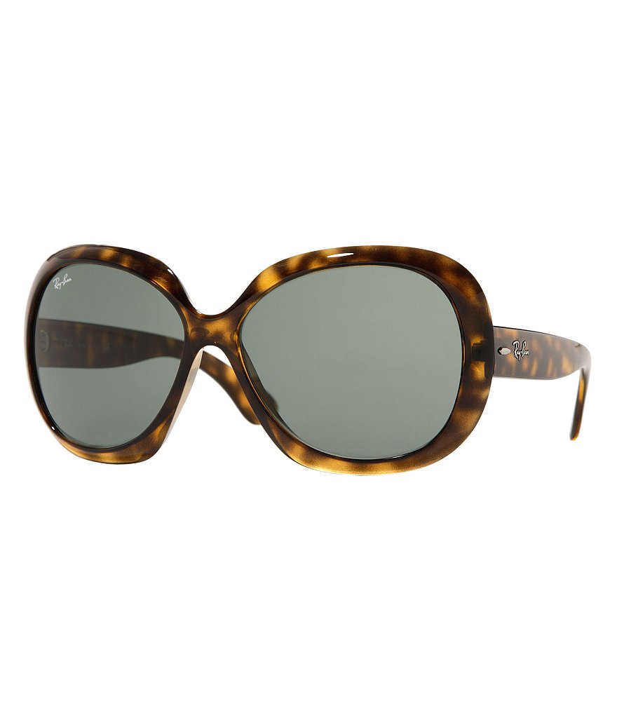 Большие солнцезащитные очки Ray-Ban Jackie Ohh II, коричневый