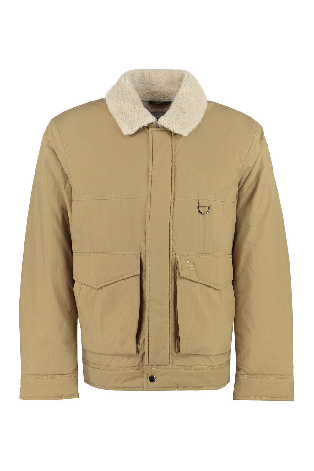 

Куртка из смесового хлопка Woolrich, цвет beige