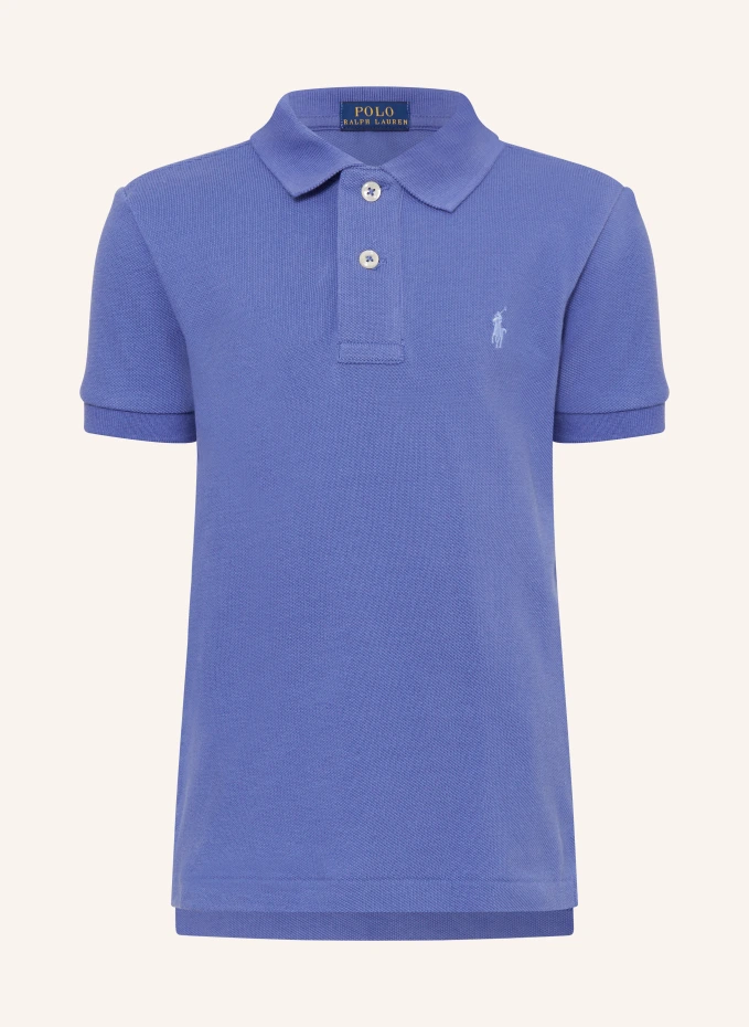 

Рубашка-поло из пике Polo Ralph Lauren, синий