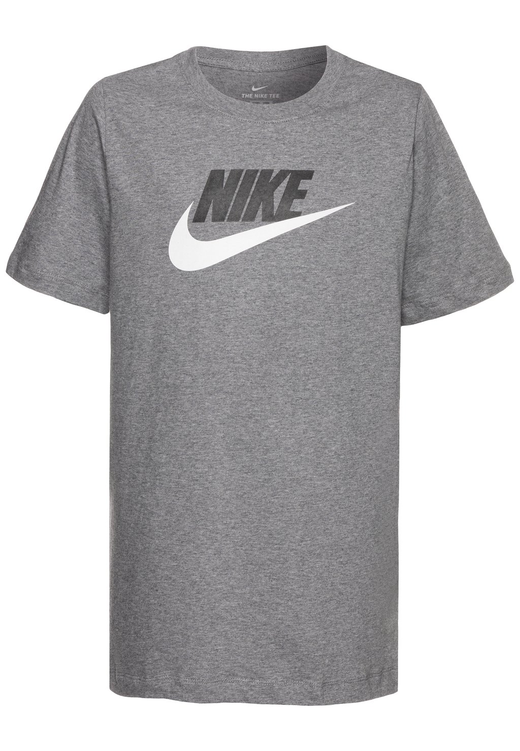 цена Футболка с принтом Tee Futura Icon Unisex Nike, цвет carbon heather/white