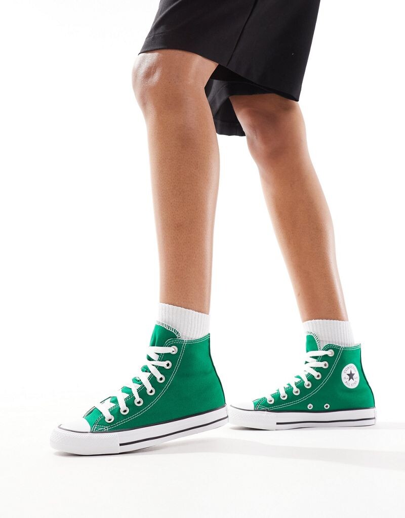 

Converse – Chuck Taylor All Star – Зеленые спортивные туфли до щиколотки