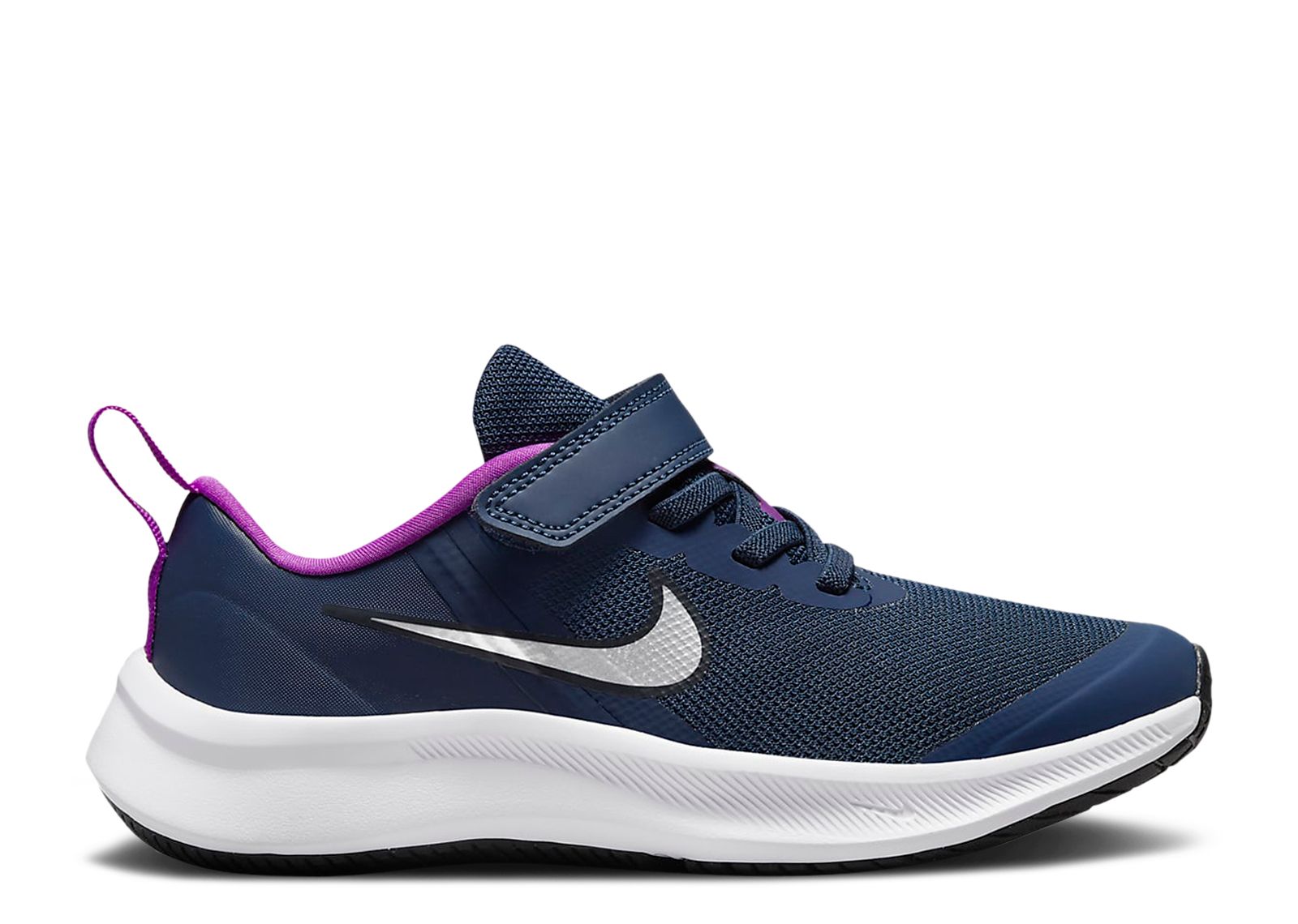 

Кроссовки Nike Star Runner 3 Ps 'Midnight Navy Vivid Purple', синий