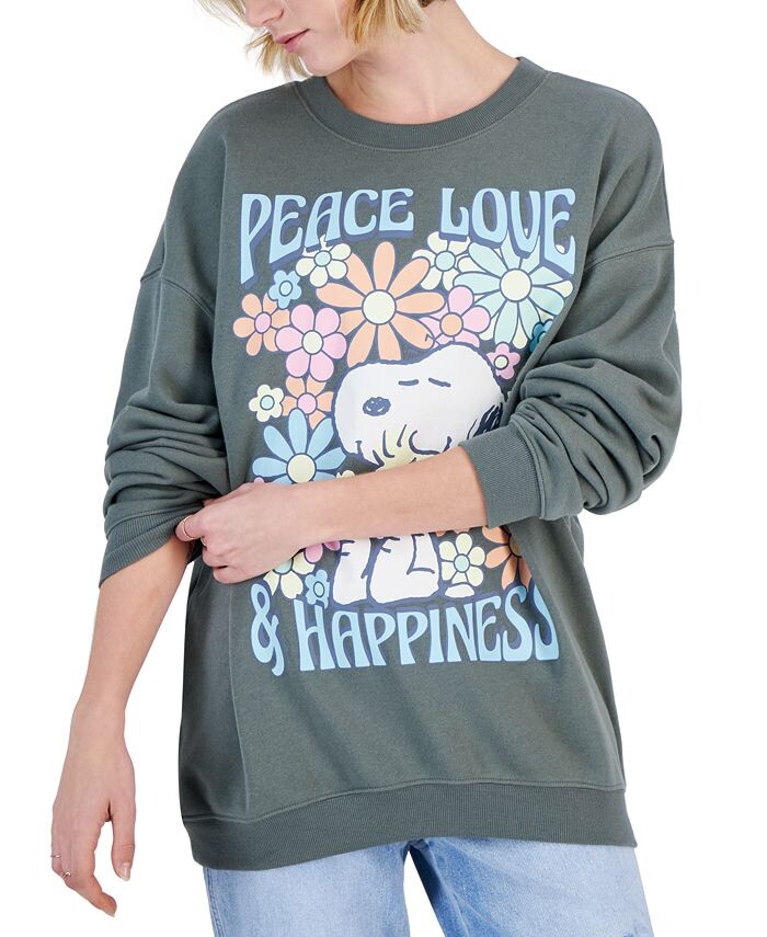 

Толстовка с длинными рукавами и рисунком Snoopy Grayson Threads, The Label, зеленый