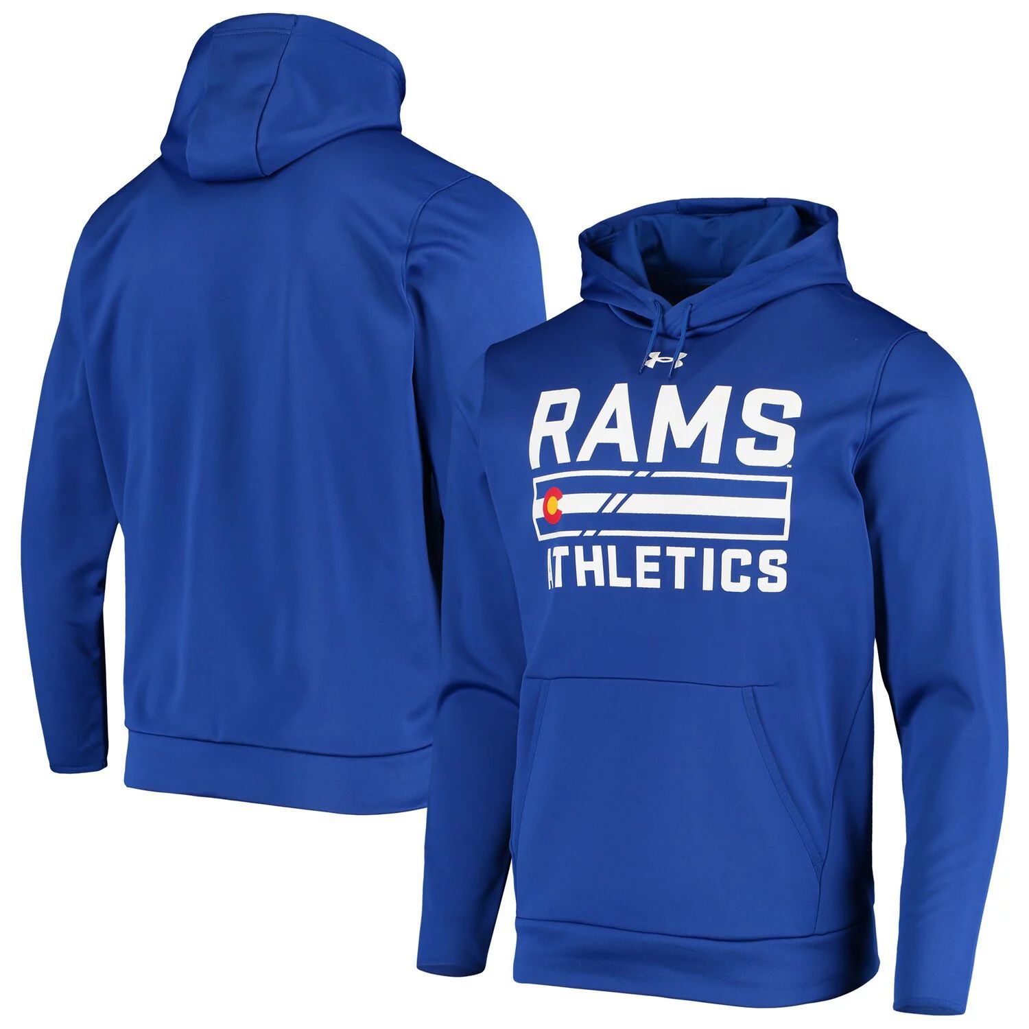 

Мужской пуловер с капюшоном Under Armour Royal Colorado State Rams Pride Athletics