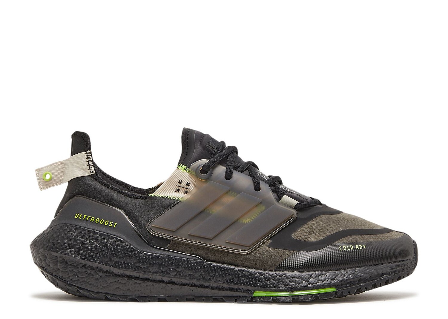 

Кроссовки adidas Ultraboost 22 Cold.Rdy 'Black Solar Yellow', черный