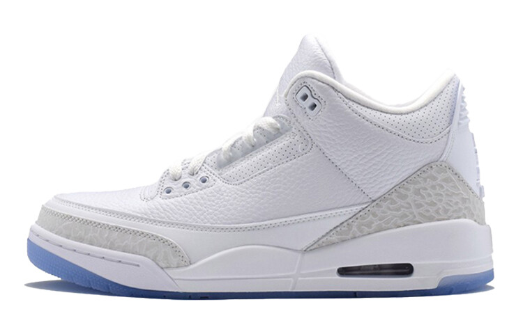 

Air Jordan 3 Retro Женские винтажные баскетбольные кроссовки чисто-белые