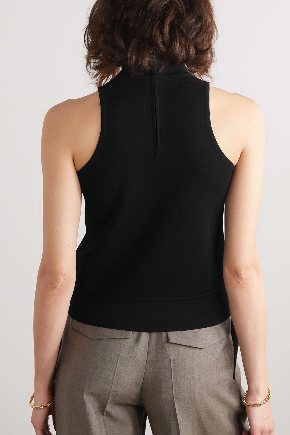 

MAX MARA топ из джерси Nero, черный