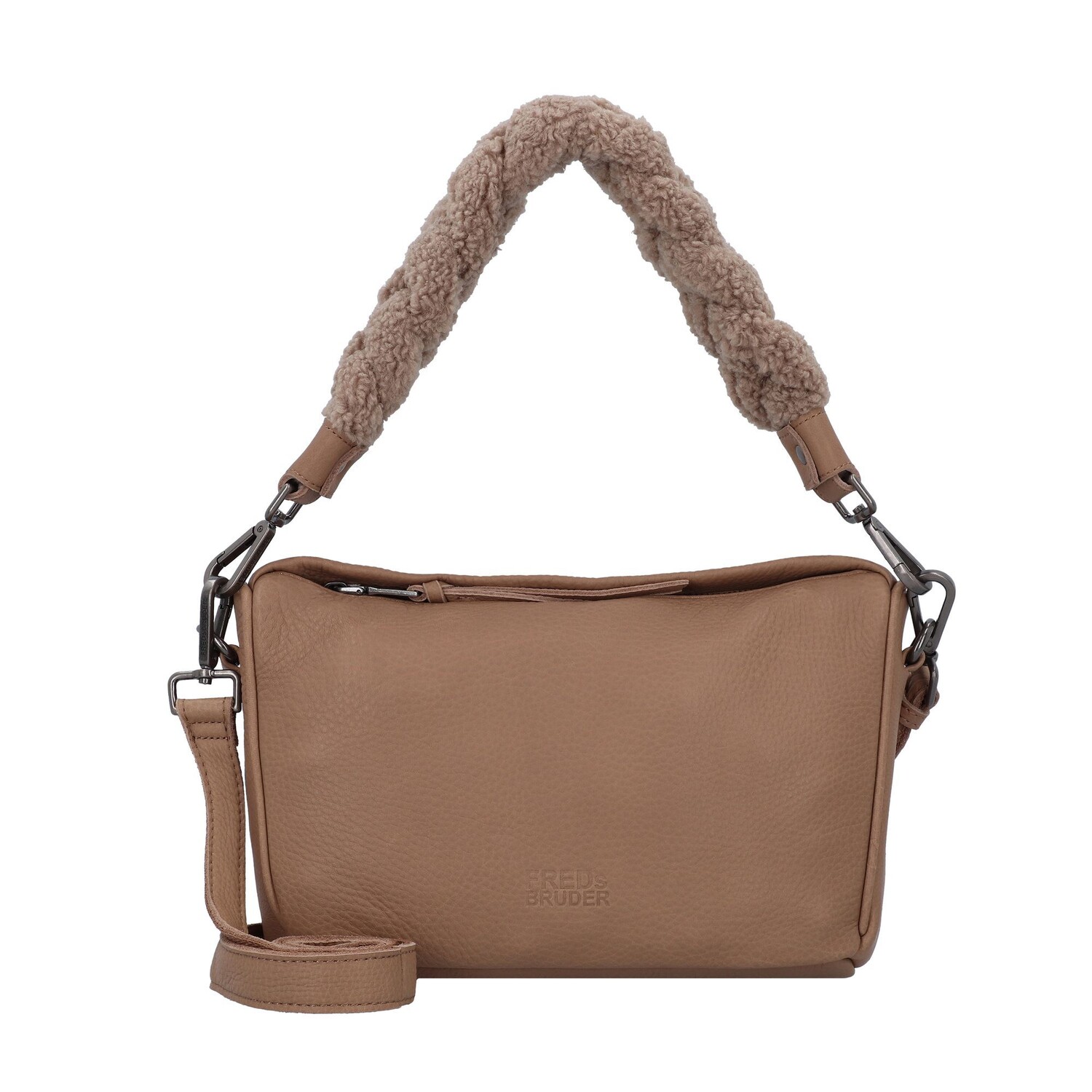 

Сумка через плечо FREDs BRUDER Chinte Leder 28 cm, кофе