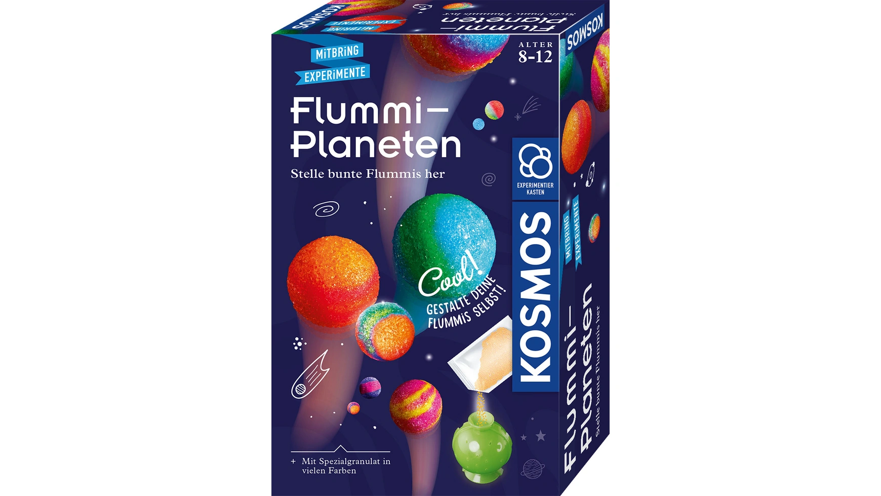 Экспериментальная коробка с надувными шариками-планетами Kosmos гирлянда сделайте разноцветные шарики из шерсти и подсветите их светодиодами kosmos