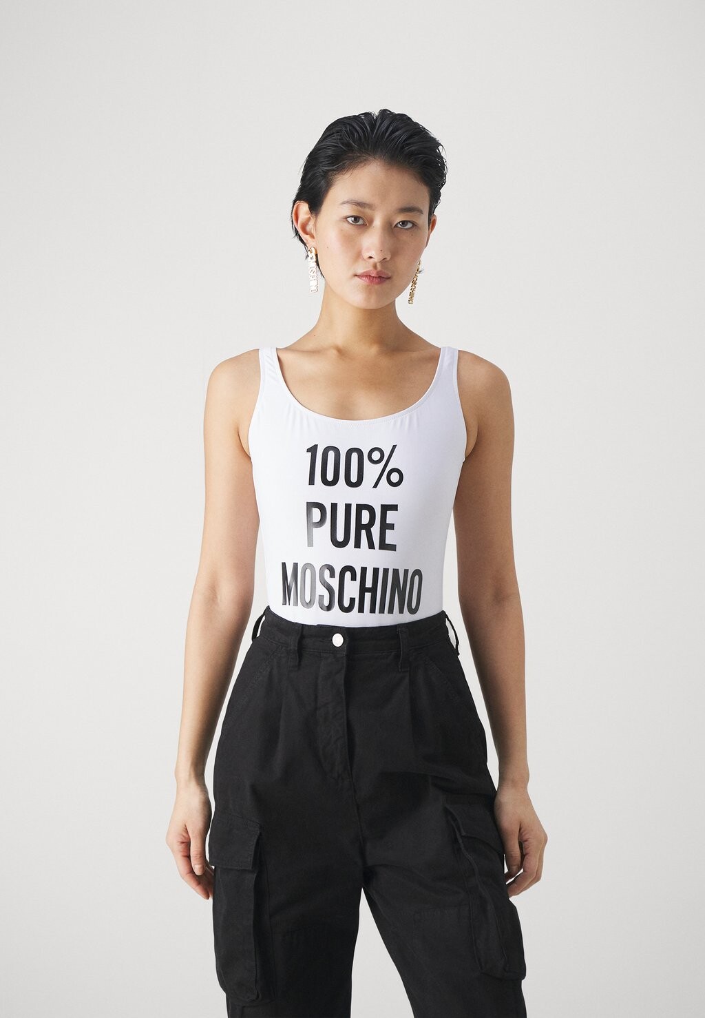 Топ MOSCHINO, белый