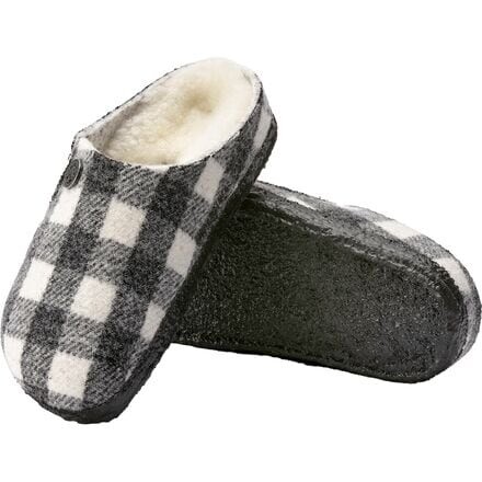 

Тапочки Zermatt из овчины - детские Birkenstock, цвет Plaid White/Natural