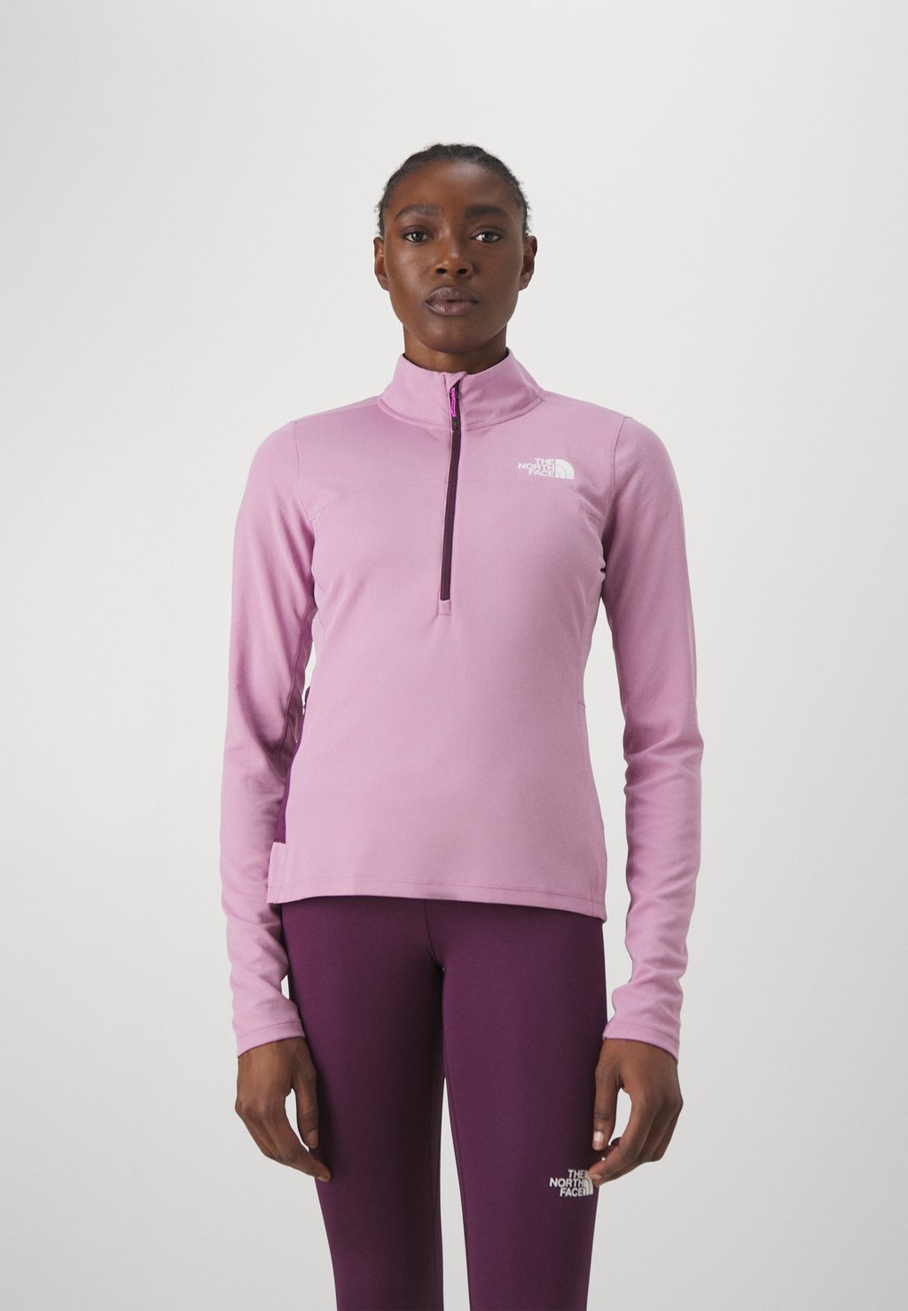 Топ с длинными рукавами SUNRISER ZIP The North Face, цвет mineral purple/black currant purple