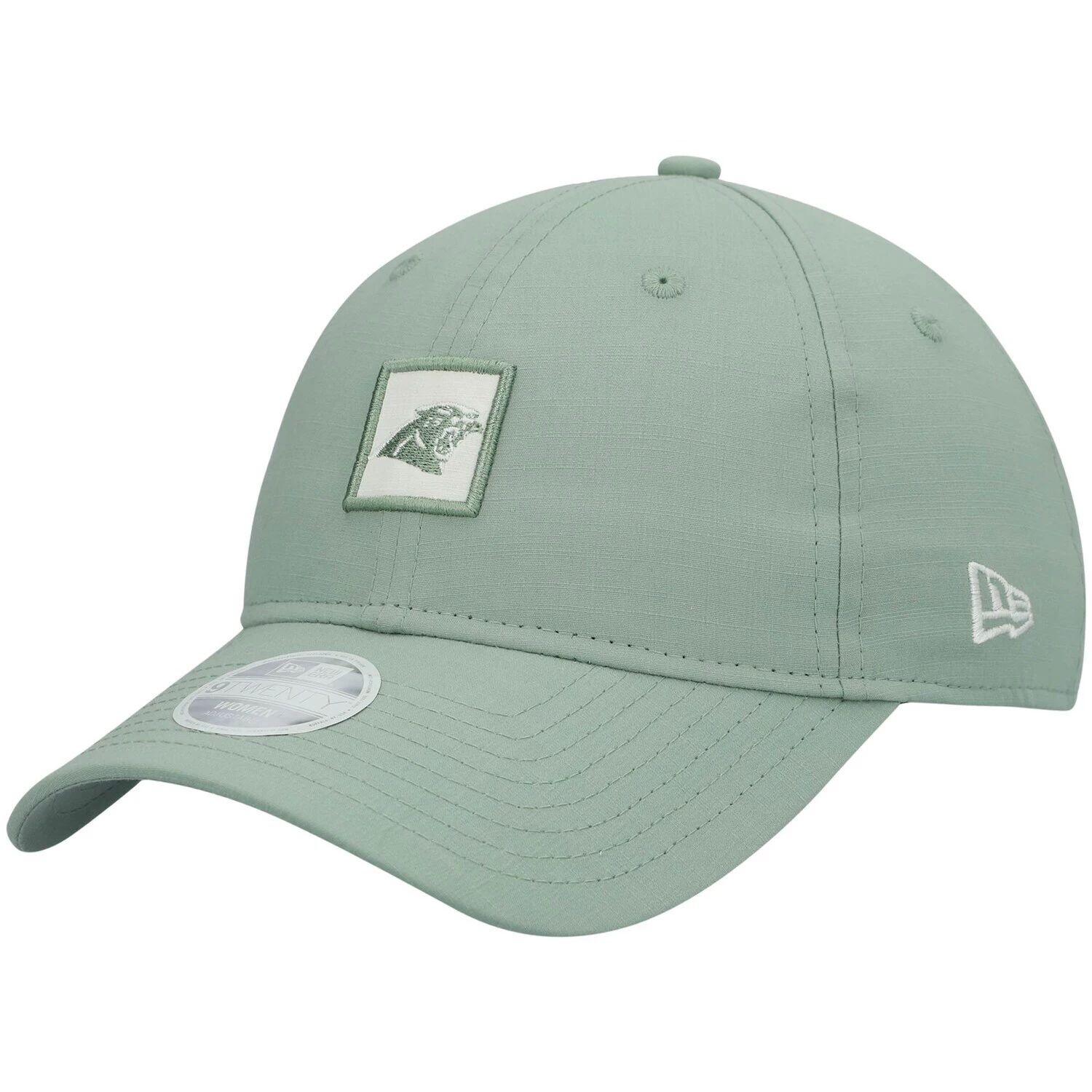 

Женская регулируемая шляпа New Era Green Carolina Panthers с мини-нашивкой 9TWENTY New Era