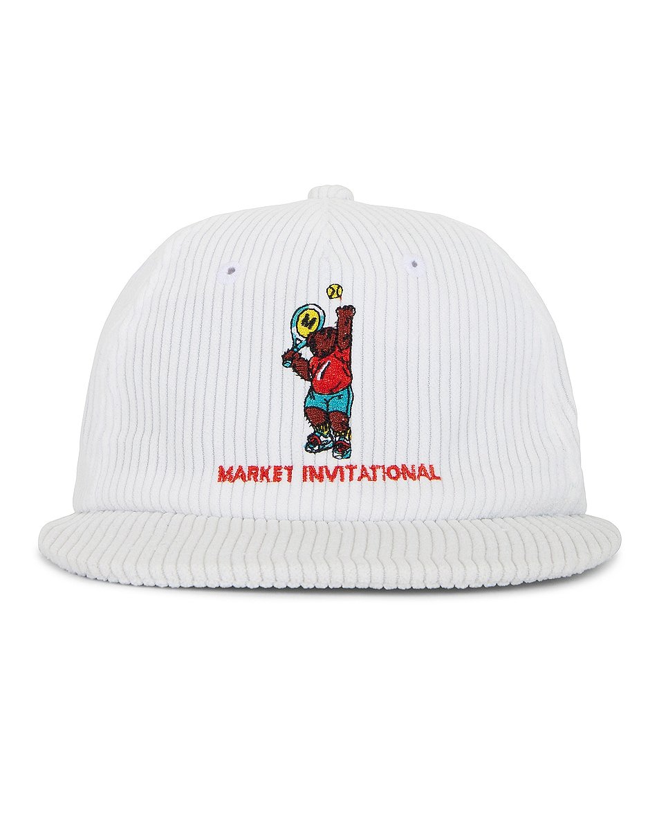 Шапка Market Invitational 5 Panel, белый