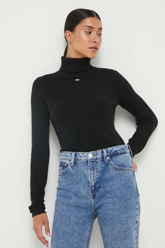 

Свитер Томми Джинс Tommy Jeans, черный