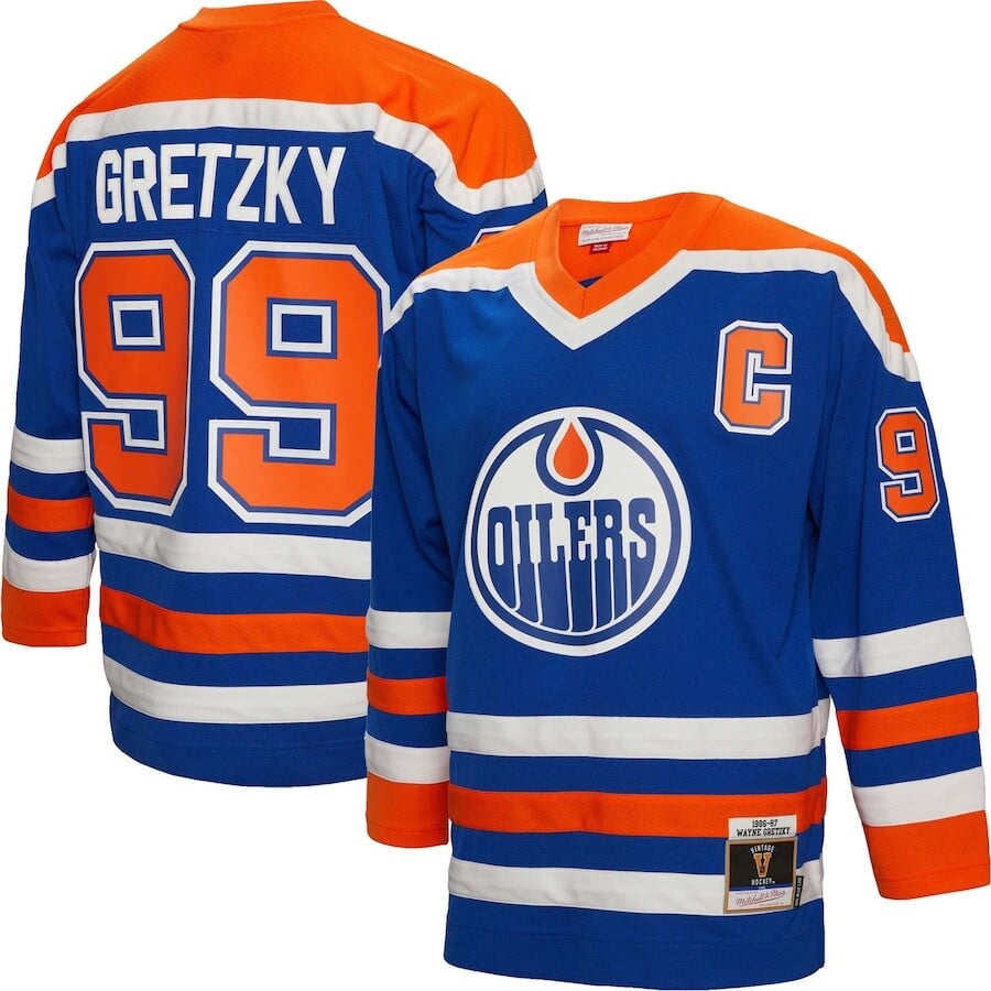 

Джерси Mitchell & Ness Edmonton Oilers, роял