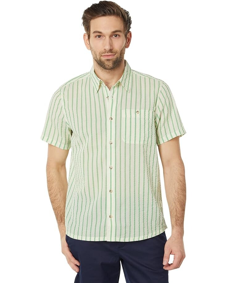 

Рубашка Toad&Co Cuba Libre Short Sleeve Shirt, цвет Salt Stripe II