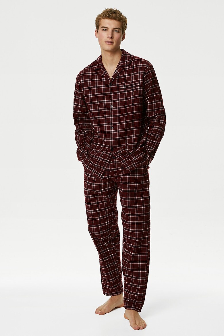 

Клетчатая пижама Marks & Spencer, бургундия