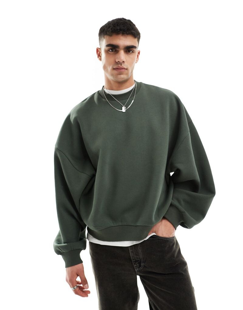 

ASOS DESIGN – толстовка оверсайз цвета хаки Extreme
