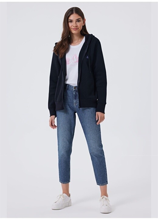 

Черная женская толстовка с воротником с капюшоном Lee Cooper, Черный