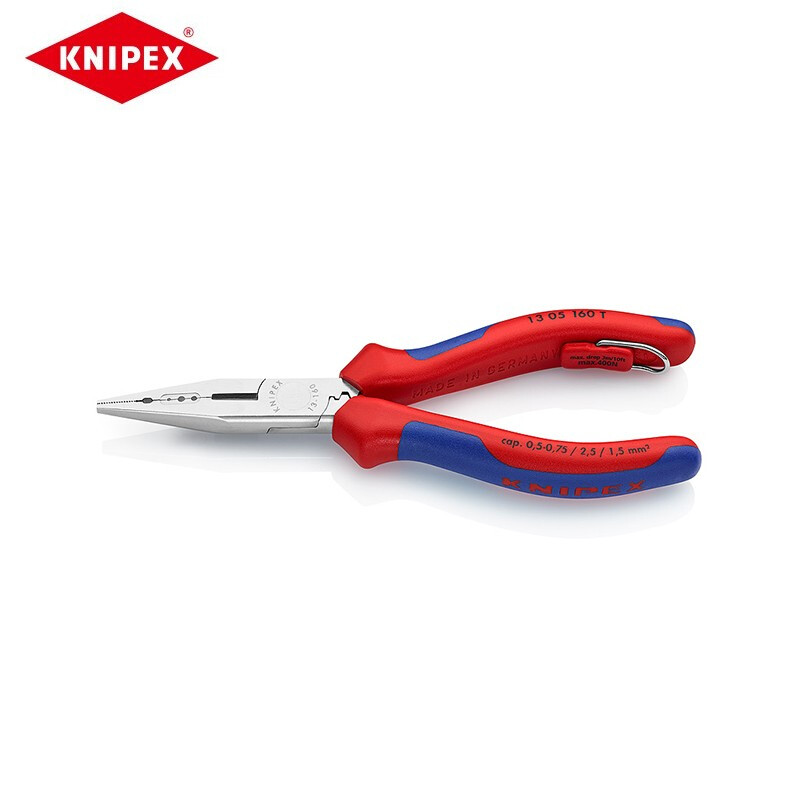 KNIPEX 160 мм плоскогубцы для электриков плоскогубцы с острыми концами плоскогубцы для электриков плоскогубцы для электриков 13 05 160 T по индивидуальному заказу (срок поставки 4-8 недель)