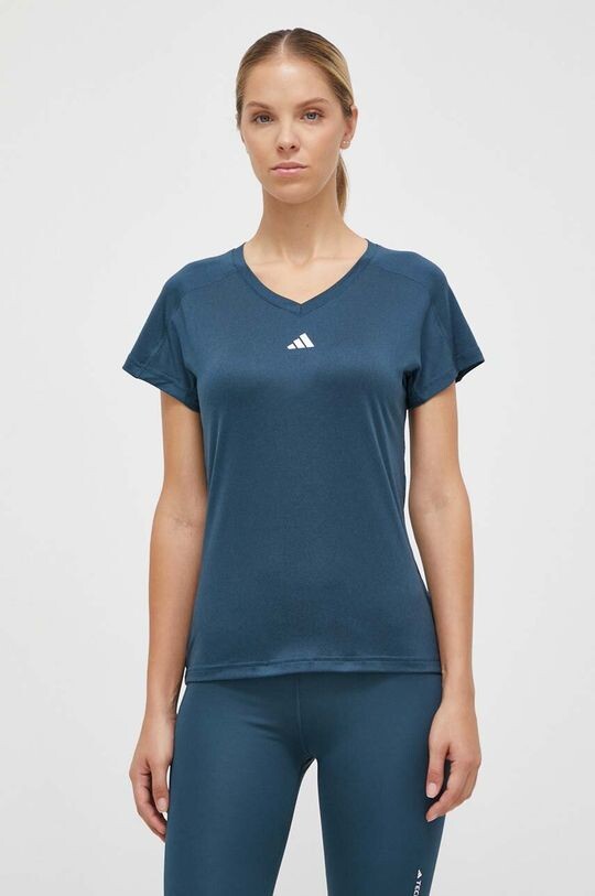 

Тренировочная футболка Train Essentials с минимальным брендингом adidas Performance, зеленый