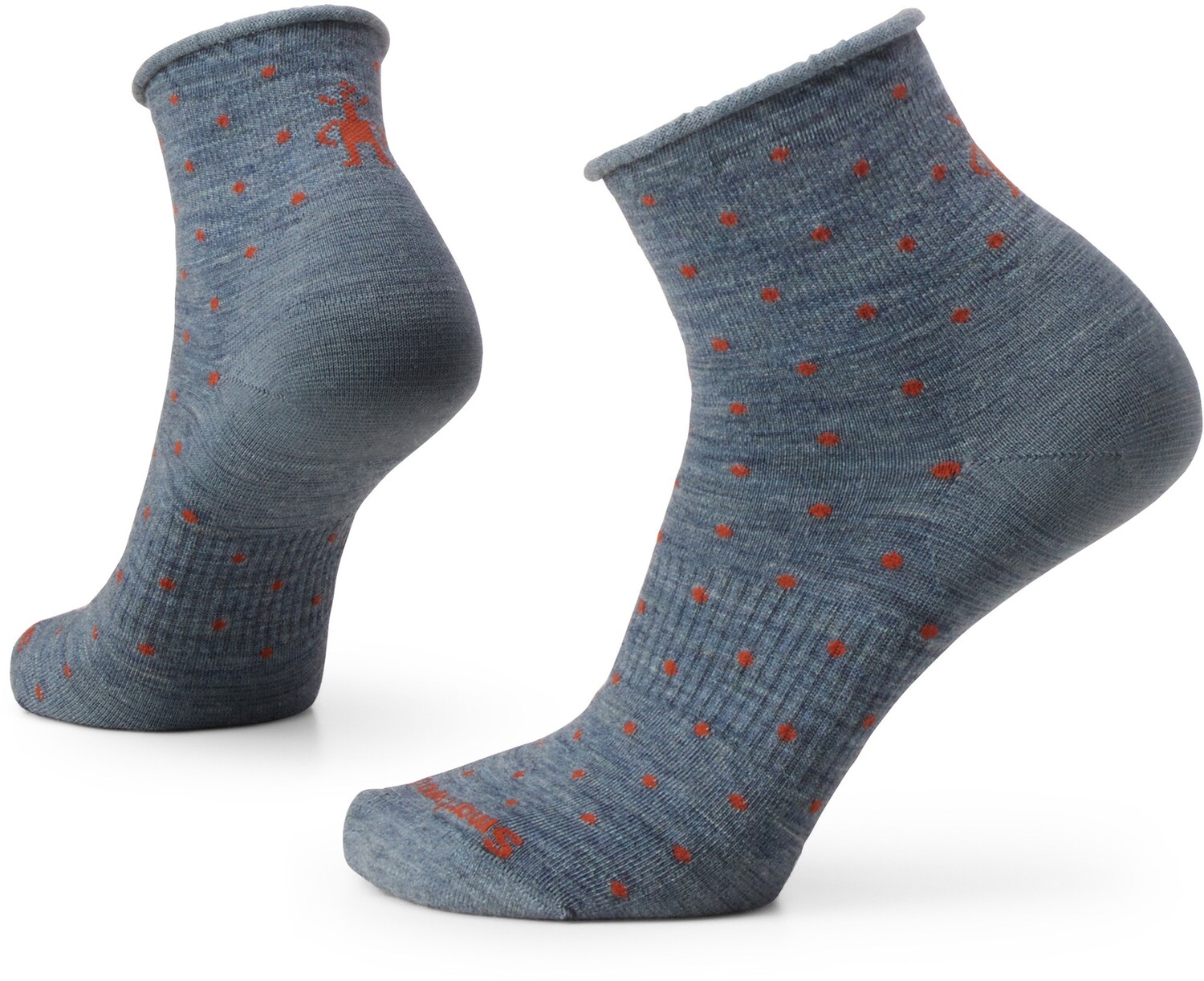 

Классические носки в горошек на каждый день Smartwool, синий