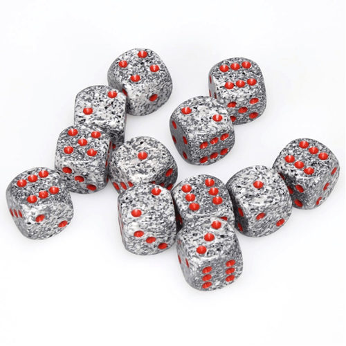 

Игровые кубики Granite: Speckled D6 Set Of 12 (16Mm) Chessex