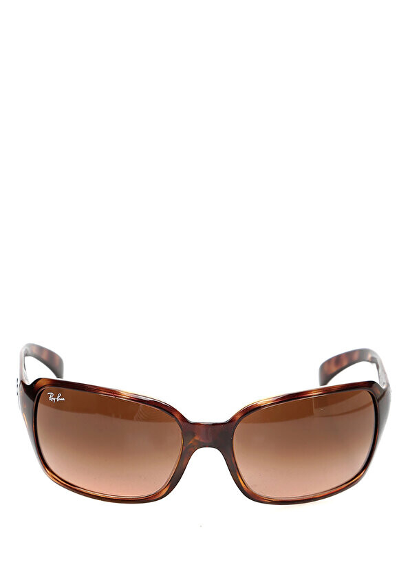 

Коричневые женские солнцезащитные очки квадратной формы с узором Ray-Ban