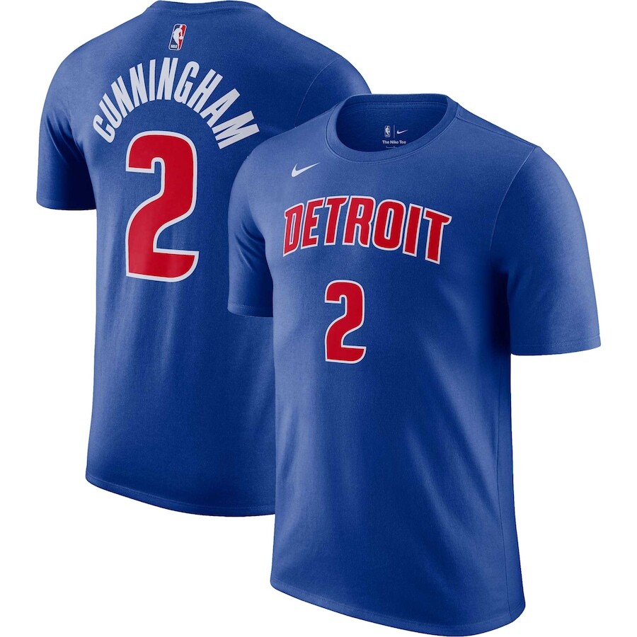 

Футболка с коротким рукавом Nike Detroit Pistons, синий