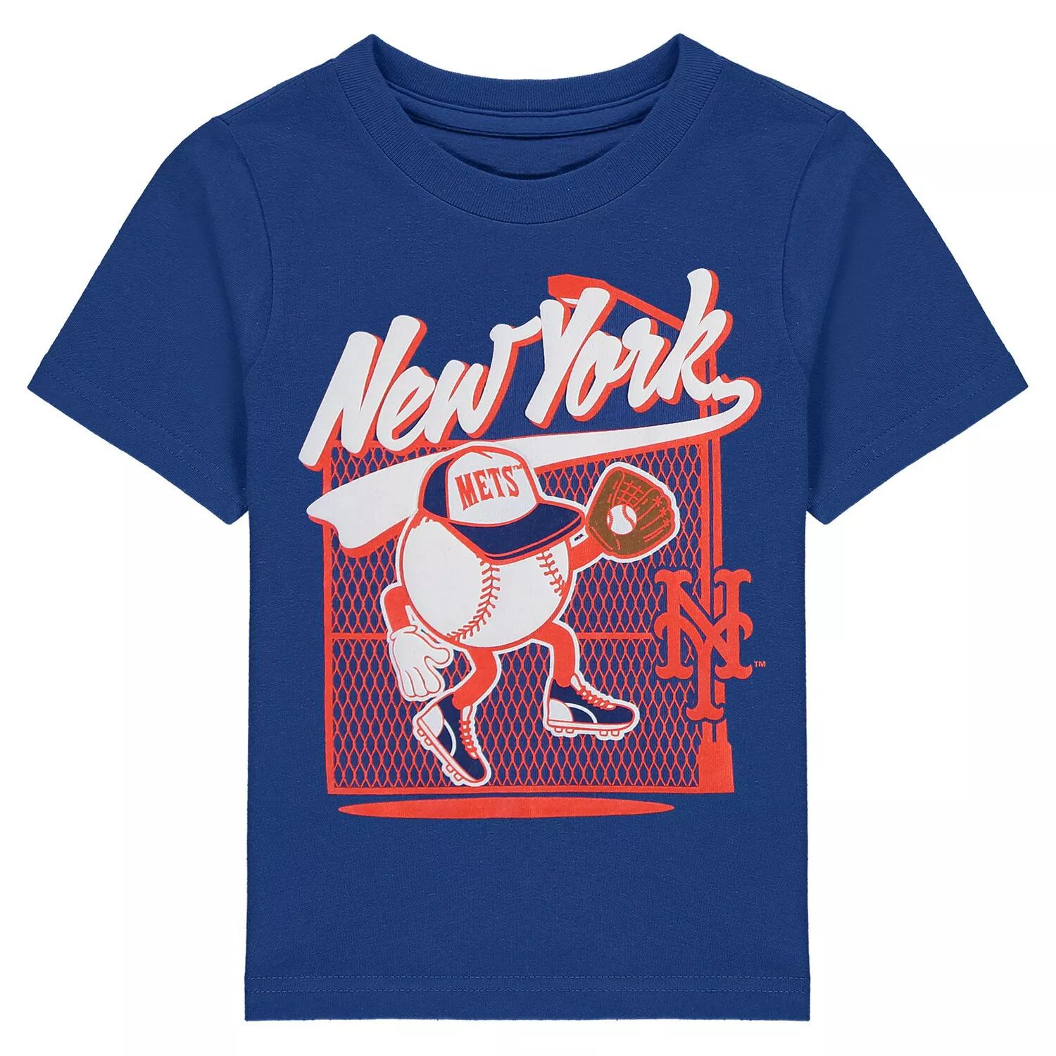 

Футболка Infant Royal New York Mets On the Fence Outerstuff