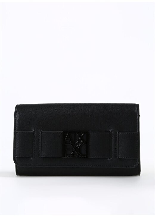 

Черный женский кошелек 105х19х4 см 9485720A87400020 Armani Exchange, черный