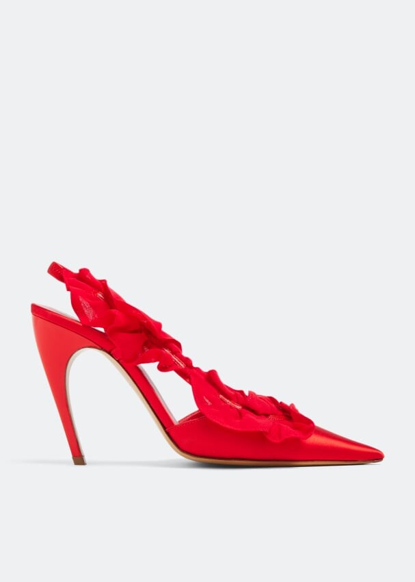 

Туфли Nensi Dojaka Satin Slingback, красный