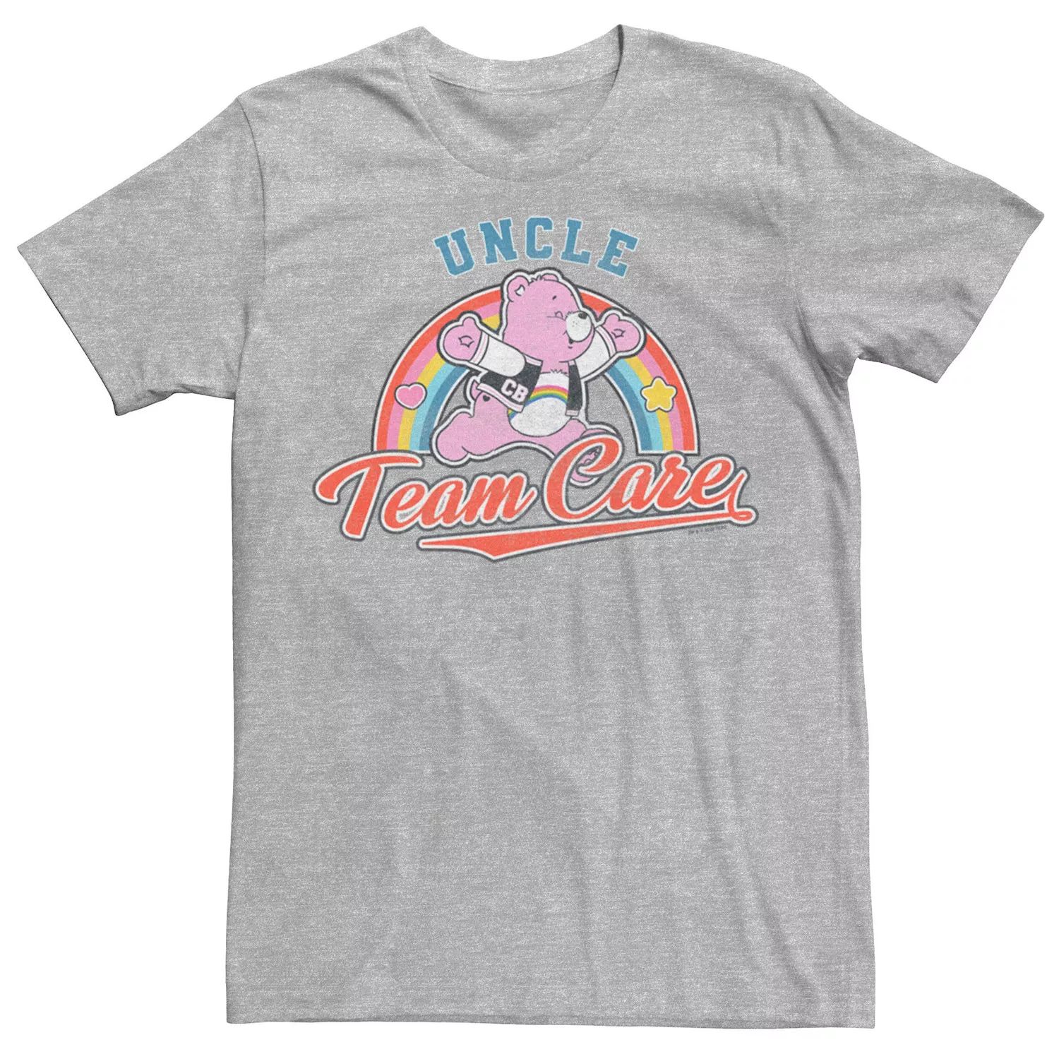 Мужская футболка с рисунком Care Bears Uncle Team Care Licensed Character