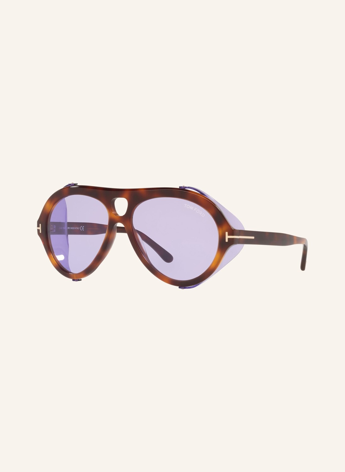

Солнцезащитные очки tr00132 neughman TOM FORD, цвет 4410F6 - HAVANA/LILA