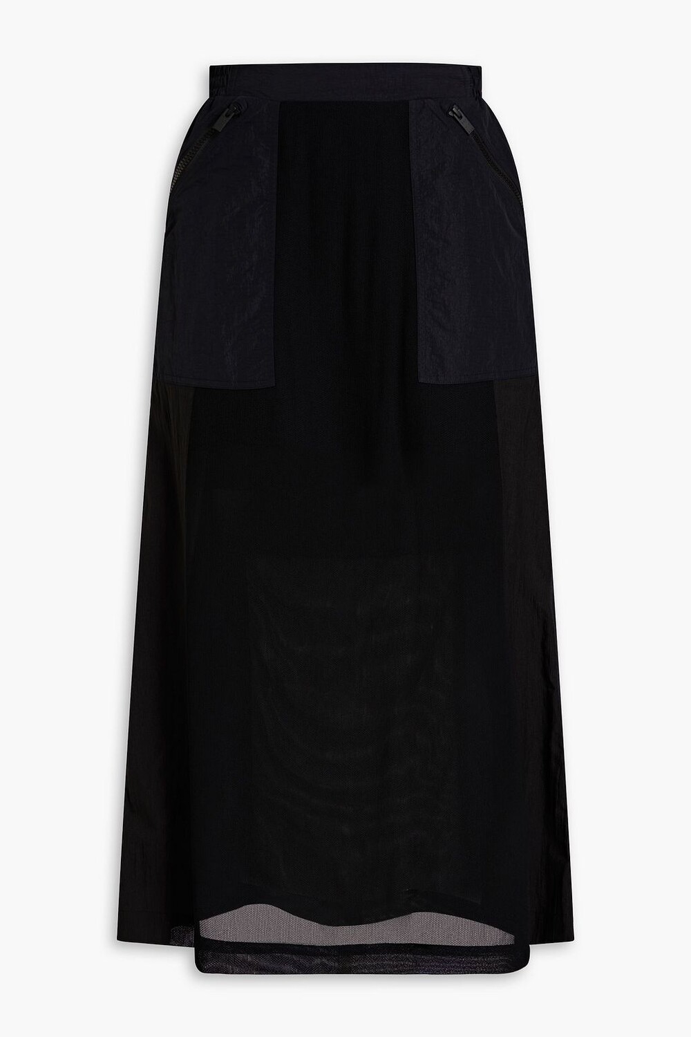 

Юбка миди из тюля со вставками-ракушками MCQ ALEXANDER MCQUEEN, черный