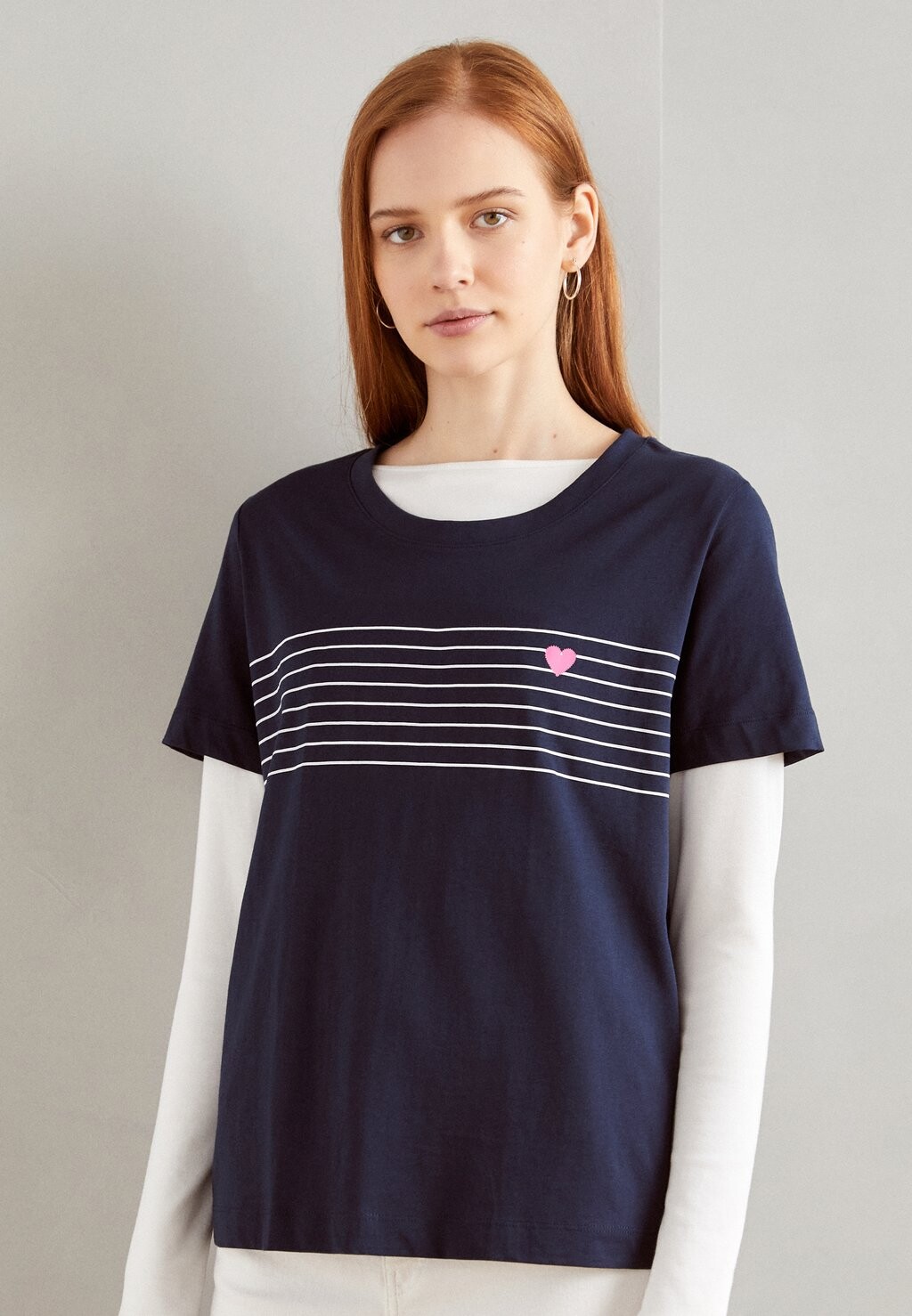 

Футболка с принтом TEE Esprit, цвет navy