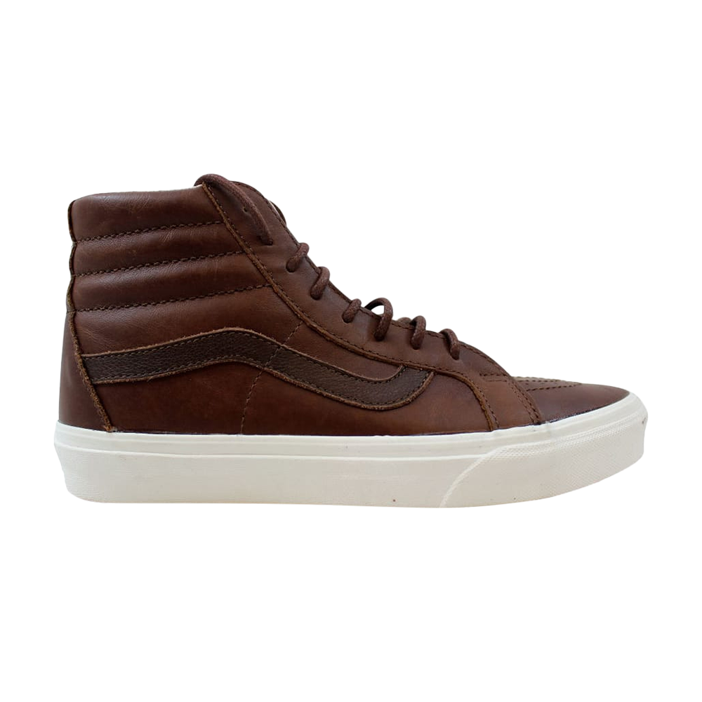 Кроссовки Sk8-Hi Reissue Leather Vans, коричневый