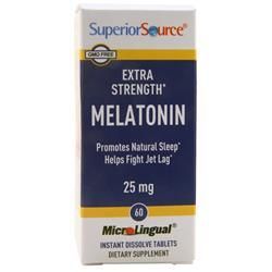 Superior Source Мелатонин (25 мг) - Дополнительная сила 60 таблеток