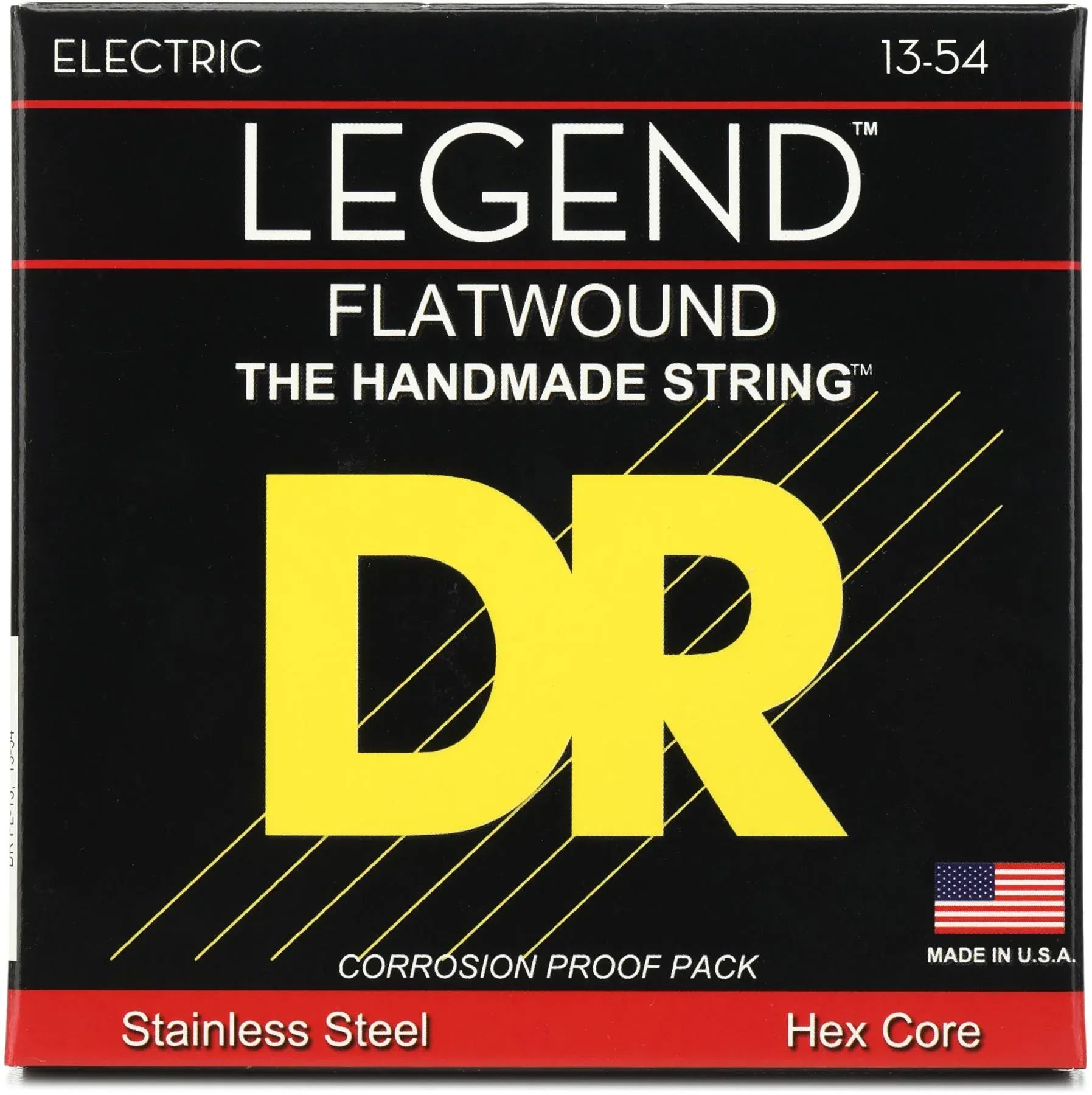 

Струны для электрогитары DR Strings Legend полированные с плоской намоткой — .013-.054 тяжелые