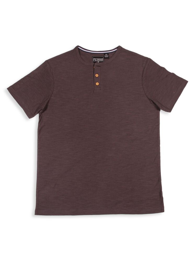 

Футболка Henley узкой вязки Jasper для маленьких мальчиков Bear Camp, цвет Tar