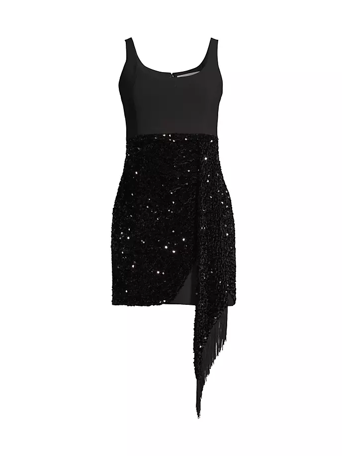 Мини-платье Venus с пайетками Likely, черный