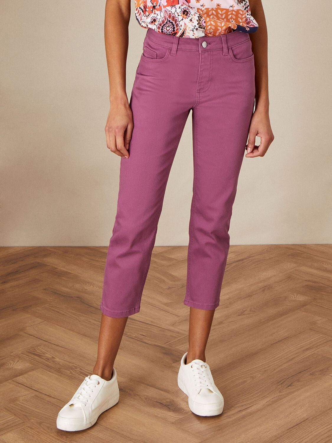 

Укороченные джинсы Monsoon Idabella Denim, розовый