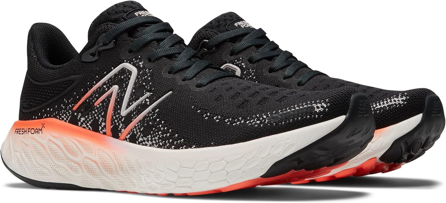 

Кроссовки Fresh Foam X 1080v12 New Balance, цвет Black/Neon Dragonfly