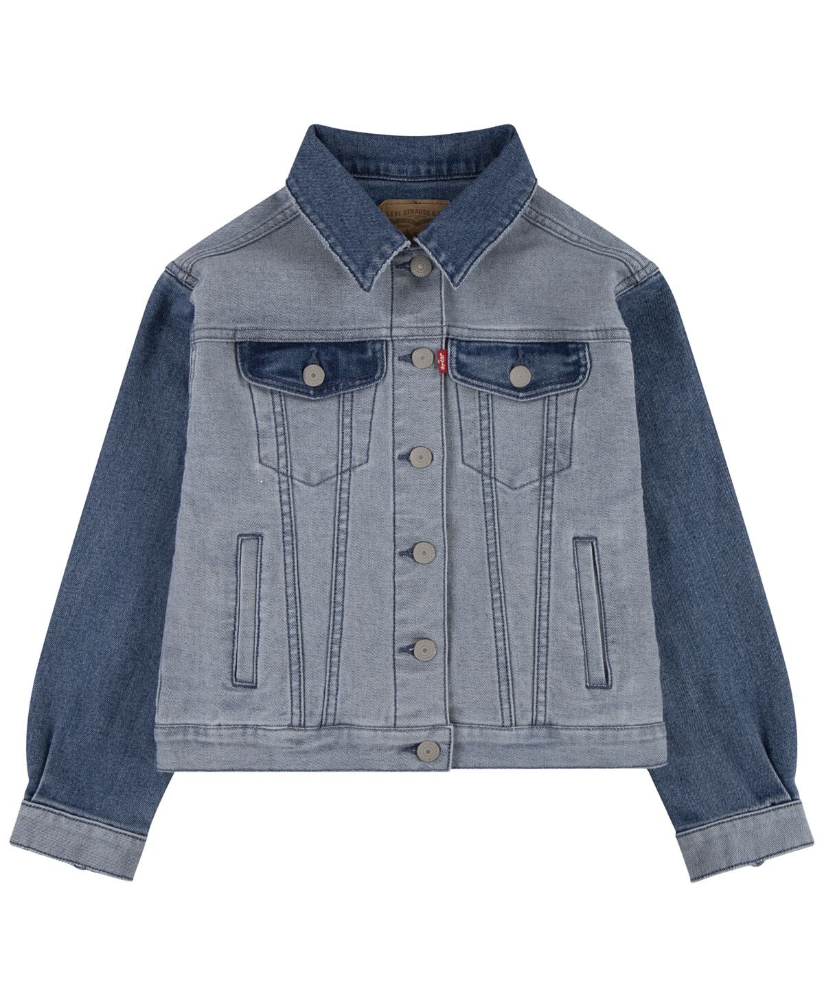 

Объемная куртка дальнобойщика для больших девочек наизнанку Levi's