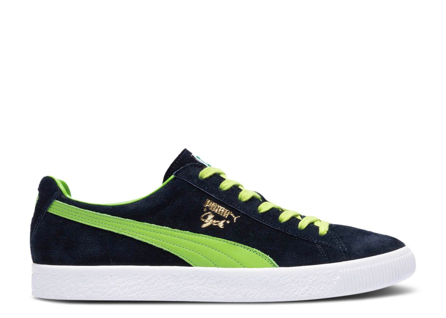 

Кроссовки Puma Clyde Made In Japan 'Clydezilla - Navy Lime Smash', синий