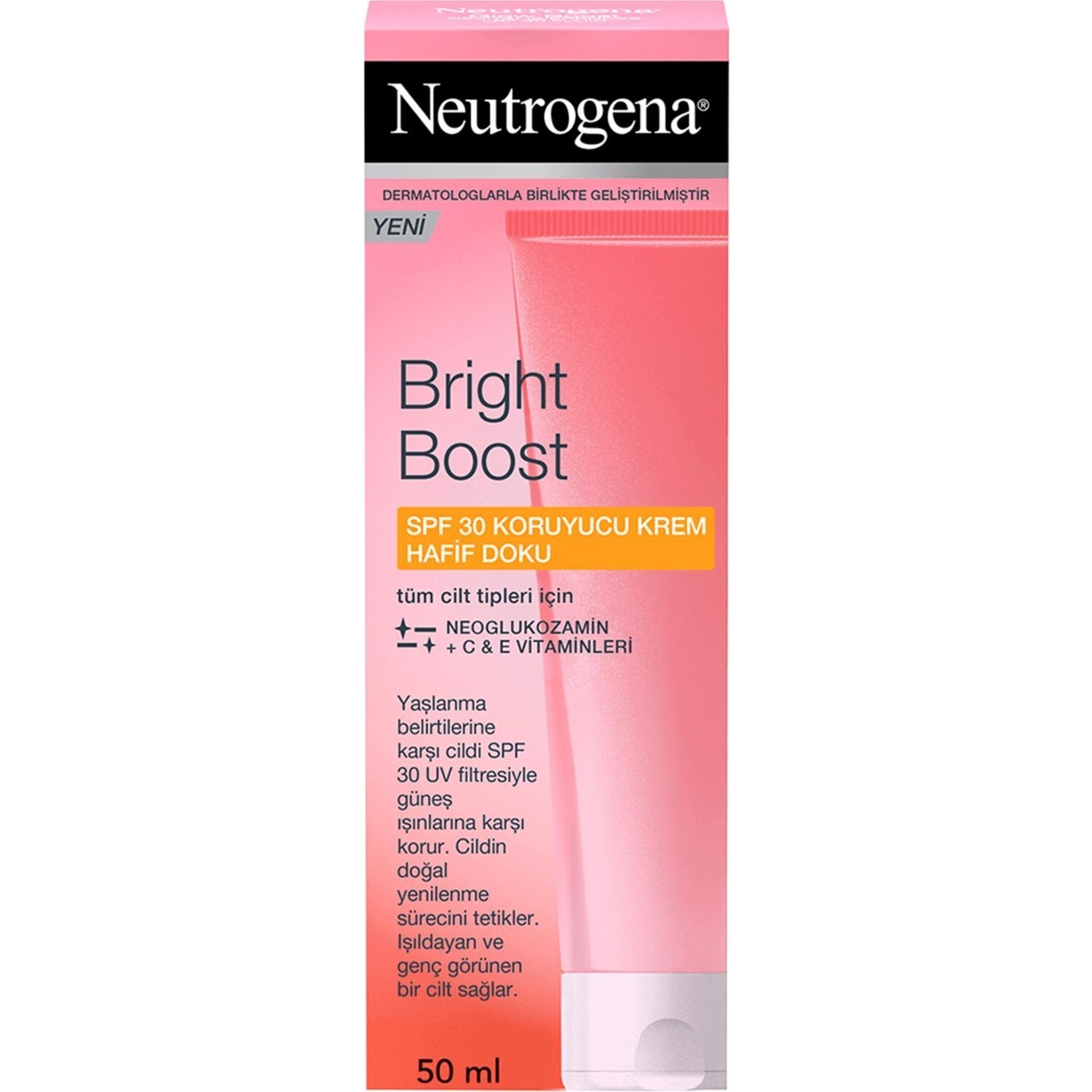

Защитный крем SPF30 Neutrogena Bright Boost, 50 мл