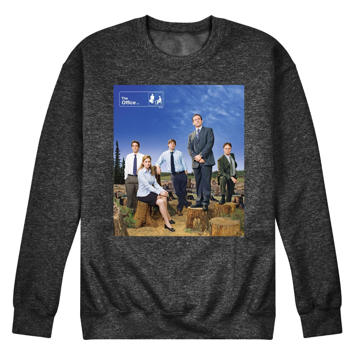 

Мужской свитшот The Office Cast Photo Licensed Character