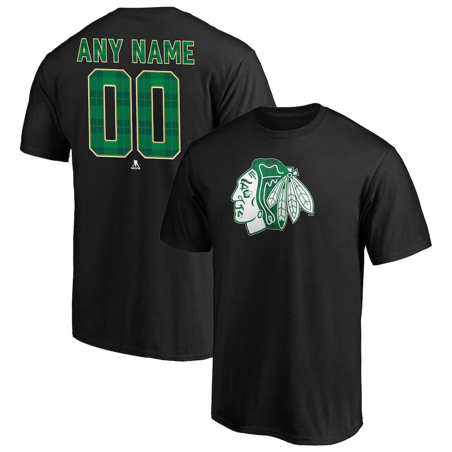 

Футболка с коротким рукавом Fanatics Branded Chicago Blackhawks, черный